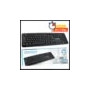 Wired Keyboard QWERTY Spanish, 1.5m Cable, USB connection, with 104 keys, with key N, resistant keyboard discharges, Windows, Ma