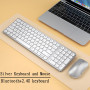 Wireless Bluetooth Keyboard and Mouse Combo Full Size Multimedia Wireless Keyboard Mouse Set for Laptop PC IPad Macbook Android