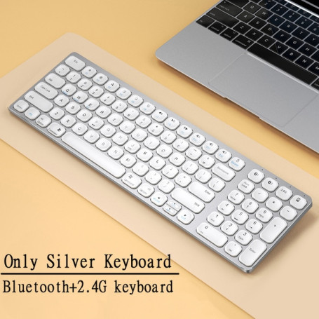 Wireless Bluetooth Keyboard and Mouse Combo Full Size Multimedia Wireless Keyboard Mouse Set for Laptop PC IPad Macbook Android