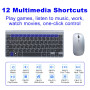 2.4G Wireless Keyboard and Mouse, Russian/French/Korean/Hebrew USB Protable Mini Keyboard Mice Set for PC Laptop