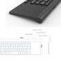Keyboard With Touchpad And Numpad 2.4G Wireless For IOS Android Box MAC Windows7/8/910 PC Laptop Smart TV IPTV