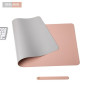 Double sided Large Mouse Pad PU Desk Mat Waterproof Leather Desk Table Protector Gaming Mouse Mat computer mat for Office Home