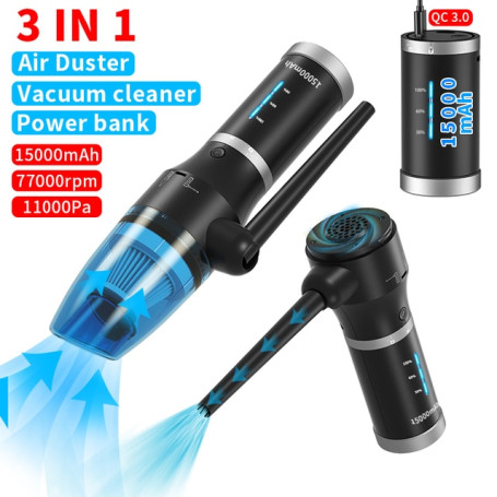 11000Pa Cordless Vacuum Cleaner Rechargeable Handheld Home Vacuum Cleaner Electric Mini Blower For Cleaning Sofas Keyboards