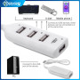 fast Speed Universal  Multi HUBS Power ChargerUSB Hub 4 Port USB 2.0 Splitter Expansion Adapter For PC laptop Notebook