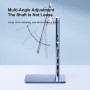 Hagibis Foldable Magnetic Stand for iPad Pro 12.9 3rd/4th/5th 11 iPad Air Tablet Aluminum Holder 10.9 Rotation bracket USB C Hub