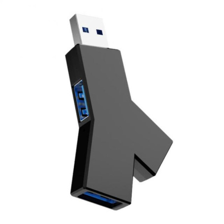 RYRA USB 3.0 Hub USB 2.0 Mini Y-shaped 3-IN-1 USB-C Hub Multi USB Splitter Hub Use Power Adapter Extender For PC Computer Laptop