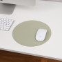 Round Mouse Pad Single-sided Solid Color Universal Non-slip Pad Mouse Pad Suitable for Laptop Office Leather Gaming Mouse Pad