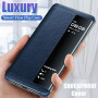 Flip Case For Samsung Galaxy A10S A10 A20 A30 A40 A50 A60 A70 Smart Window Leather Case Cover Sumsung A 70 50 10 Fundas Coque