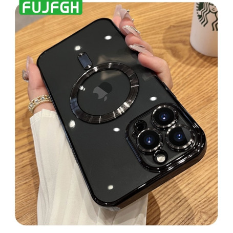 Magnetic Wireless Charging Case For iPhone 14 13 12 11 Pro Max Plus Soft Silicone Cover