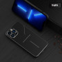 Luxury Aluminum Back Cover Silicone Frame Case For iPhone 14 Plus 13 12 Mini 11 Pro Max Metal Lens Protection Shockproof Shell