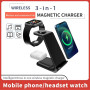 20W 3 in 1 Wireless Charger Stand Fast Charging Dock Station for iPhone 14 13 12 11 Apple Watch 8 7 6 IWatch Airpods Pro