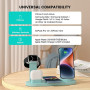 Wireless charger 4 in 1 magnetic charging station for Apple Watch series, iPhone 14/13/12/11 and Airpods Airpod charging stand
