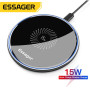 Essager 15W Fast Wireless Charger For iPhone 14 13 12 For Airpods Visible Qi Wireless Charging Pad For Samsung S22 S10 Xiaomi LG