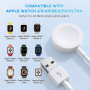 Portable Wireless USB Charger for IWatch Ultra 8 7 SE 6 5 4 3 2 Quick Charging Dock Station USB Charger Cable for Apple Watch