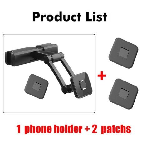 SMOYNG Magnetic Snap Quick Mount Car Headrest Tablet Phone Holder Back Seat Telescopic Mobile Stand Support For iPhone iPad Pro