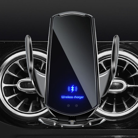 Qi Car Wireless Charging For iPhone 14 13 12 11 XS XR X 8 For Samsung S20 S10 Magnetic USB Infrared Sensor Phone Holder Mount