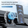 Car Wireless Charger 100W  Magnetic Car Chargers For iPhone Samsung Xiaomi Infrared Induction Car Phone Holder Fast Charging