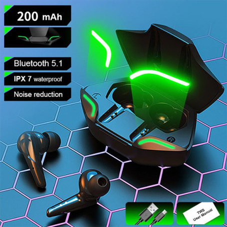 TWS Bluetooth headset wireless stereo binaural in ear Bluetooth 5.0 intelligent noise reduction sports headset