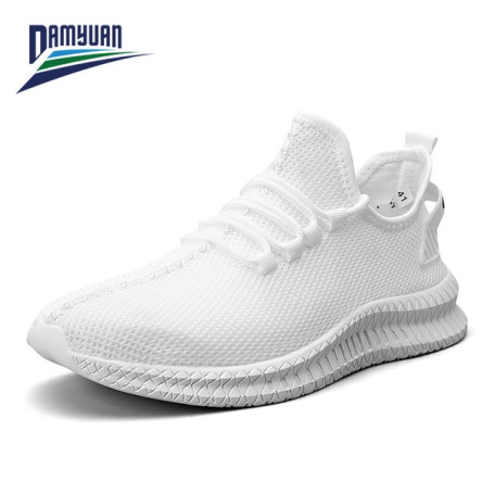 Damyuan Men Running Shoes 38-47 Light Breathable Men Shoes Sneakers Mens Shoes Casual Zapatos De Hombre ,lace Up ,Protect Ankles
