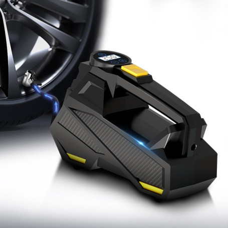 Car Air Compressor 12V 150PSI Electric Tyre Inflator Pump LED Lamp For Car Motorcycle Bicycle Wired Portable Car Air Pump