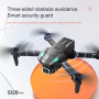 Mini Drone S128 avec caméra HD double 4K, triple face, pour éviter les obstacles, pression de l'air, hauteur fixe, jouet profess