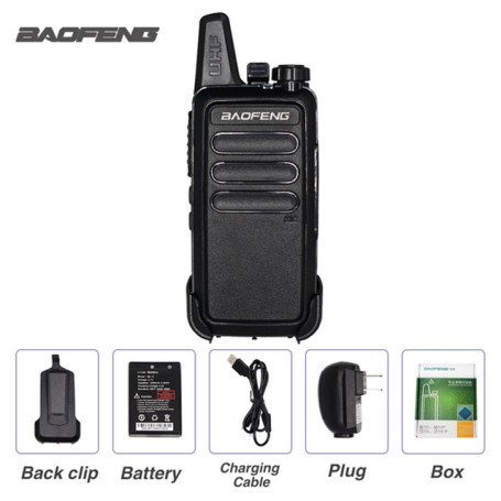 Baofeng Bf-5R Uhf Band Mini Walkie Talkie Contact Outdoor Hunting Walking Handheld Two-Way Radio Portable Usb Charging Radio