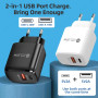 AIXXCO PD 20W USB Type C PD Charger EU Adapter Fast Charger For iPhone 12 Quick Charge 3.0 QC USB C for Xiaomi