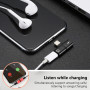 For Apple Headset Adapter Double Lightning Mobile Phone Adapter Cable Two-in-One Audio Converter Cable