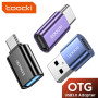 Toocki OTG USB 3.0 To Type C Adapter Micro To Type C Male To USB 2.0 Female Converter for Macbook Xiaomi Samsung OTG Connector