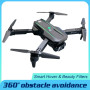 Uav Four-sided Obstacle Avoidance Four-axis Folding Aircraft Hd Camera Aerial Remote Control Aircraft Toy