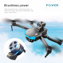 Mini Drone Camera 4K Dual HD Obstacle Avoidance Optical Flow Positioning Brushless RC Dron Foldable Quadcopter Toys Drones