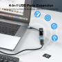 USB C HUB 4 Ports USB Type C to USB 3.0 HUB Splitter USB-C Adapter Dock For Macbook Pro iPad Surface Samsung S21