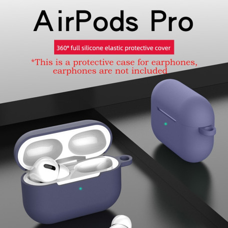 AirPods Pro Protective Case Silicone New Solid Color Apple Bluetooth Headset Soft Case Protective Cover