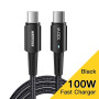 Essager PD100W Type C C to C Cable Fast Charge Mobile Cell Phone Charging Cord Wire For Xiaomi Samsung Huawei Macbook iPad