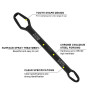 Black 3-17mm Universal Double-Head Torx Wrench Self-Tightening Adjustable Wrench Hand Tool