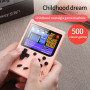 Children and students nostalgic toys 500-in-1 Macaron singles and doubles console