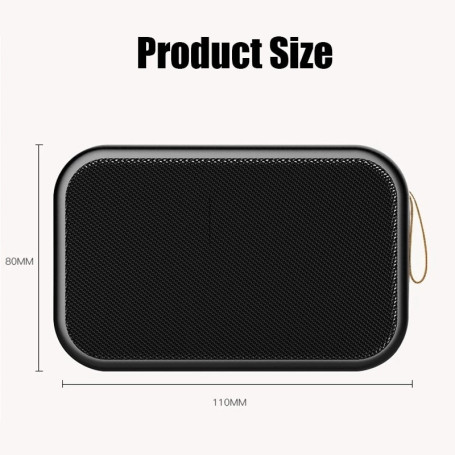 Fabric Speaker Bluetooth Wireless Connection Portable Outdoor Sports Audio Stereo Support Tf Card Mobile Phone Universal