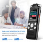 Professional Voice Activated Digital Audio Voice Recorder 8GB 16GB 32G Noise Cancelling Recording PCM Support OTG WAV MP3 Player
