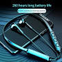 New Neck-Hanging Sports Wireless Bluetooth Headset Binaural Running Mini Neck-Hanging Music Earplugs