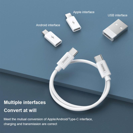 Multi-function Fast Charging Data Cable Suit Box 60W Charging Cable Multiple Interface Charging Transmission Phone Accessories