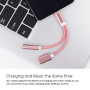 2 IN1 Type C To 3.5mm Jack Earphone Charging Cable Converter For Macbook Tablet Xiaomi Laptop Universal Type C To 3.5mm Adapter