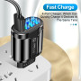 45W USB Charger Fast Charge QC 3.0 Wall Charging For iPhone 12 11 Samsung Xiaomi Mobile 4 3 Ports EU US Plug Adapter Travel