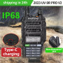 Baofeng UV-9R Pro V1 V2 Waterproof IP68 Walkie Talkie Type-c Charger Powerful UHF VHF Long Range UV-9R Plus Ham CB Radio