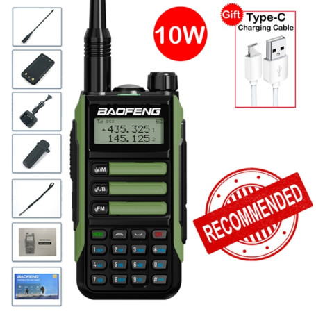 Baofeng UV-16 Max IP68 Waterproof Walkie Talkie Dual Band High Power CB Radio Vhf Uhf CB Ham Radio Long Range Two Way Radio