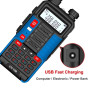 Baofeng Professional Walkie Talkie UV 10R Plus 128 Channels VHF UHF Dual Band Two Way CB Ham Radio For Hunt Forest City New