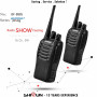 Baofeng Walkie Talkie 2 PCS BF-888S UHF 400-470MHz 5W 16 Channels BF 888S Cheap Two Way Radio Children Toys 2022 Radio Receivers