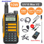Baofeng Professional Walkie Talkie UV16 Max V2 Update 10W Powerful Type-C Cable Dual Band VHF/UHF TWO Way Radio UV5R Pro UV9R