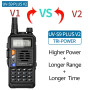 BaoFeng UV-S9 Plus V2 Ture 10W Long Range Waterproof Walkie Talkie Rechargeabe Dual Band High Power Transceiver Upgrade of UV-5R