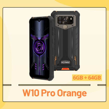 HOTWAV W10 Pro/W10 Smartphone 15000mAh 6GB+64GB/4GB+32GB 1TB Expansion Rugged MobilePhone Android 12 6.53'' 20MP/13MP Cellphone