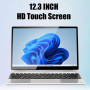 2 In 1 Laptop 12.3 Inch 3K Touch Screen 12GB RAM 512GB SSD Intel J4125 Windows 11 Tablet Pc Portable Notebook Computer